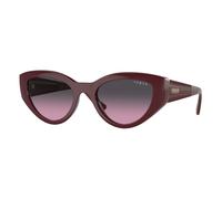 VOGUE EYEWEAR Mujer VO5566S 304890 Gafas de sol Nylon Rojo Gris Cat Eye Normal Sombreado