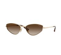 VOGUE EYEWEAR Mujer VOGUE EYEWEAR VO4339S 848/13 Gafas de sol Metal Oro Marrón Cat Eye Normal Matizado