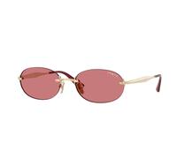 Vogue Eyewear Mujer Sunglass VO4342S - Color del Marco: Oro Pálido, Color de la Lente: Rojo