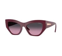 VOGUE EYEWEAR Mujer VOGUE EYEWEAR VO5607S 287590 Gafas de sol Nylon Rojo Gris Geométrico Normal Sombreado
