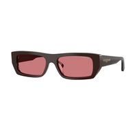 Vogue Eyewear Mujer Sunglass VO5657SU - Color del Marco: Todo marrón, Color de la Lente: Rojo
