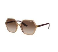 Vogue Gafas de sol para mujer VO5361S, 282613, 55, Caramel transparente, 55