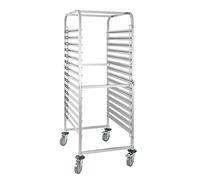 Vogue gg499 Gastronorm estantería con ruedas, 15 nivel