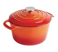 Vogue gh302 cacerola redonda, 3,2 mm L, 120 mm H x 205 mm Ø, color naranja
