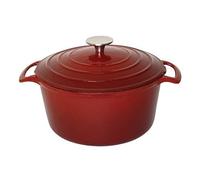 Vogue gh305 cacerola redonda, 4 L, 125 mm H x 235 mm Ø, grande, color rojo