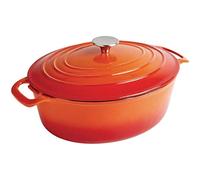 Vogue gh311 cacerola, 5 L, ovalada, color naranja