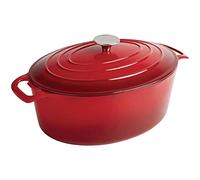 Vogue gh313 cacerola, 5 L, oval, rojo