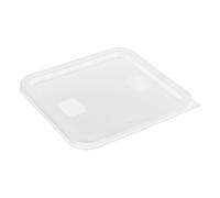 Vogue Hygiplas - Tapa cuadrada blanca para ajustar, 5,5-7 litros