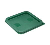 Vogue Hygiplas - Tapa cuadrada verde para ajustar, 1,5-3,5 litros