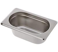 Vogue K824 1/9 de acero inoxidable Gastronorm Pan, 65 mm