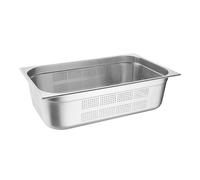 Vogue K842 acero inoxidable perforado 1/1 Gastronorm Pan, 150 mm