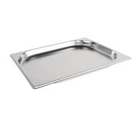 Vogue K906 1/2 Gastronorm sartén de acero inoxidable, 20 mm