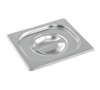 Vogue K993 tapa de acero inoxidable, GN 1/6