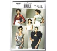 Vogue McCall's Patterns 8957 - Patrón con Instrucciones para Coser Chaquetas Toreras de Mujer (Tallas de L a XXL), Multicolor