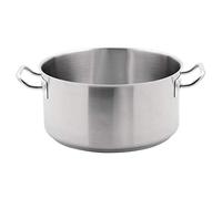 Vogue - Olla de acero inoxidable 12.5Ltr/mm para cocina inducción muy resistente