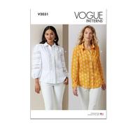 Vogue Paper Pattern V2031U5 - Blusas para mujer U5 (16-18-20-22-24)
