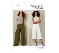 Vogue Paper Patterns V2094B5 - Patrones para pantalones de mujer en dos longitudes B5 (8-10-12-14-16)