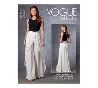 Vogue Patrones V1702H5 Pantalones para mujer, 6-8-10-12-14, H5