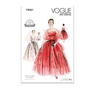 Vogue Patterns Patrón de papel V2061B5 para vestidos de mujer y estola B5 (8-10-12-14-16)