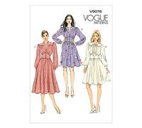 Vogue Patterns Pattern 9076 E5, Vestido de Mujer, Tallas 14-16-18-20-22, Jersey, Multicolor, 5.8x0.2x8.4 Inches