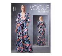 Vogue Patterns V1735ZZ - Vestido para mujer, blanco, ZZ (L-XL-XXL)