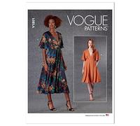 Vogue Patterns V1801ZZ - Patrones para vestidos de mujer (L-XL-XXL)