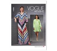 Vogue Patterns V1803ZZ Vestido de mujer ZZ (L-XL-XXL), Papel
