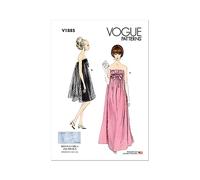 Vogue Patterns V1885A5 Ocasiones especiales A5 (6-8-10-12-14)