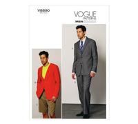 Vogue Patterns V8890 - Patrones de Costura para Pantalones Cortos y Largos de Hombre