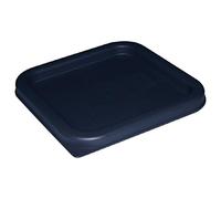Vogue Tapa cuadrada azul mediana 231 x 231 mm cubierta superior almacenamiento de alimentos