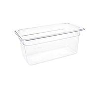 Vogue U234 caja de almacenaje, policarbonato, GN 1/3, 150 mm, transparente