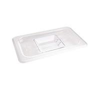 Vogue u247 tapa, policarbonato, GN 1/4, claro
