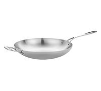 Vogue y261 tri-wall Wok Base plana, 12 "