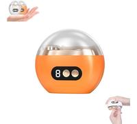 Voguehom Sunbowf Relaxrich Multi-Functional Electric Nail Trimmer, Brittrove 3-in-1 Automatic Fingernail Trimmer Quiet, 3 Speed Adjustable, USB Rechargeable for Adults Senior (1Pcs*Orange)