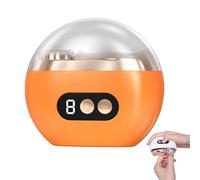 Voguehom Sunbowf Relaxrich Multi-Functional Electric Nail Trimmer, Brittrove 3-in-1 Automatic Fingernail Trimmer Quiet, Electric Nail Clipper, 3 Speed Adjustable,USB Rechargeable (Orange)