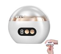 Voguehom Sunbowf Relaxrich Multi-Functional Electric Nail Trimmer, Brittrove 3-in-1 Automatic Fingernail Trimmer Quiet, Electric Nail Clipper, 3 Speed Adjustable,USB Rechargeable (White)