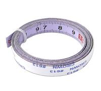 Vogueing Tool - Cinta métrica de acero inoxidable de 0 a 5 m, de izquierda a derecha, regla de escala métrica autoadhesiva para sierra ingletadora, herramientas de carpintería (blanco)