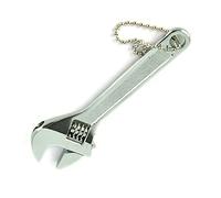 Vogueing Tool - Llave inglesa pequeña y ajustable antideslizante para reparación y mantenimiento, plateado