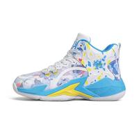 Voguerra Zapatillas de Baloncesto for Hombre: diseño Ligero y Transpirable, tracción Mejorada for canchas Interiores y Exteriores Aficionados al Baloncesto(Blue,45 EU)