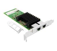 Vogzone Adaptador de red Ethernet de 10 Gb X710-T2L, PCI Express v3.0 x 8-2 puertos RJ45 con controlador Intel X710-AT2, compara con Intel X710-T2L
