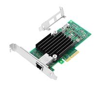 Vogzone Para Intel X550-T1 10Gb Ethernet Converged Network Card (NIC/CNA) Puerto RJ45 de cobre único con controlador Intel ELX550AT PCI-E X4