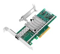 Vogzone para tarjeta de red Intel X520-DA1 10Gb PCI-E NIC, puerto SFP+ único, adaptador LAN convergente Ethernet PCI Express con chipset Intel 82599EN, soporte Windows Server/Linux/VMware