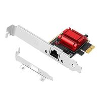 Vogzone Realtek RTL8125B - Adaptador de red PCIe de 2,5 GB, 2500/1000/100 Mbps, puerto LAN RJ45 para juegos/oficina, Wake on LAN, soporte PXE para Windows/Linux/MAC