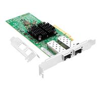 Vogzone Tarjeta de red PCI-E NIC de 25 GB para Broadcom BCM57414, puertos SFP28 duales de 1GbE/10GbE/25GbE, con chip Broadcom BCM57414B, adaptador Ethernet PCI Express 3.0 X8 de 25GbE compatible con