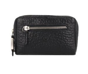 Voi Estuche para llaves Hirsch Tess de piel 11 cm negro