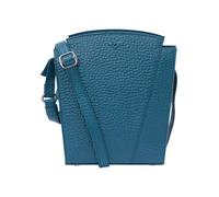 Voi Hirsch Darlene Bolsa banderola Mini Bag Piel natural 17 cm azul petróleo