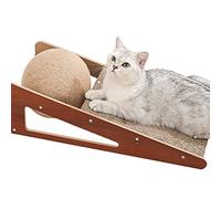 Voiakiu Almohadilla cartón,Juguete rascador para Gatos con Pelota - Rascador Gato sisal Natural para Gatos y Gatitos, Duradero y Larga duración