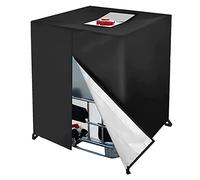 Voiakiu Contenedor IBC, IBC Cubierta para Depósito Agua 1000 litros, 420D Cubierta para depósito Agua Cubierta Antipolvo Capucha Protectora, 120 x 110 x 116 cm