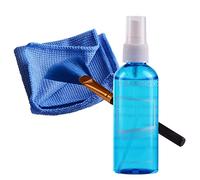 Voiakiu limpieza pantalla teléfono, spray limpieza pantalla TV con cepillo limpieza, toalla, aerosoles limpiadores gafas para suciedad, grasa, polvo