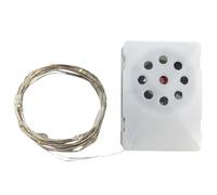 Voice Box Music Player - ABS Audio Toy, LED Light Module | Small Size Melody Speaker with String Lights Feature, Decorative Birthday Device for Wife Dad Kids Gift Surprise Celebration Use